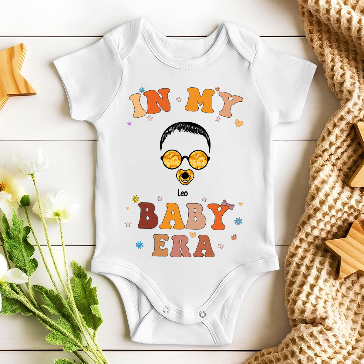 In My Baby Era - Personalized Custom Onesie