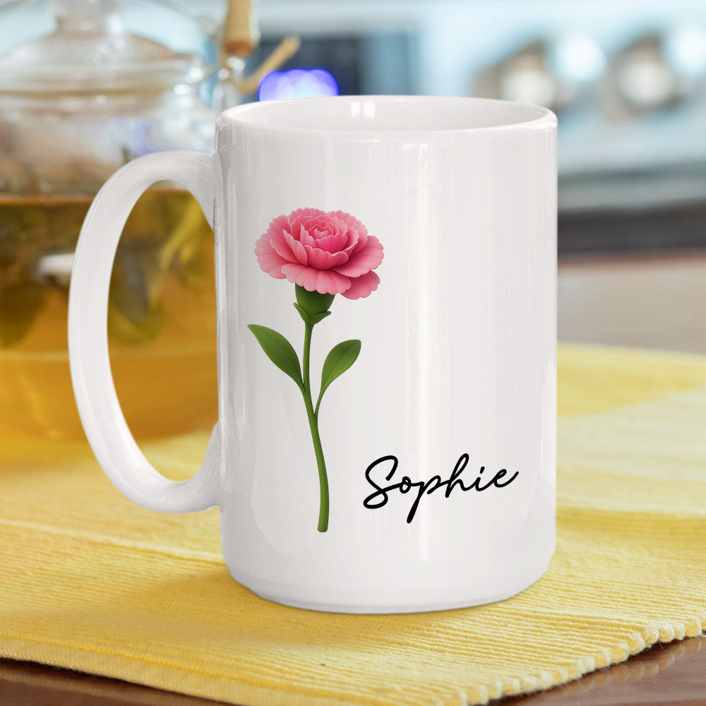 Friends Are Flowers That Never Fade 2 - Personalized Custom Coffee Mug