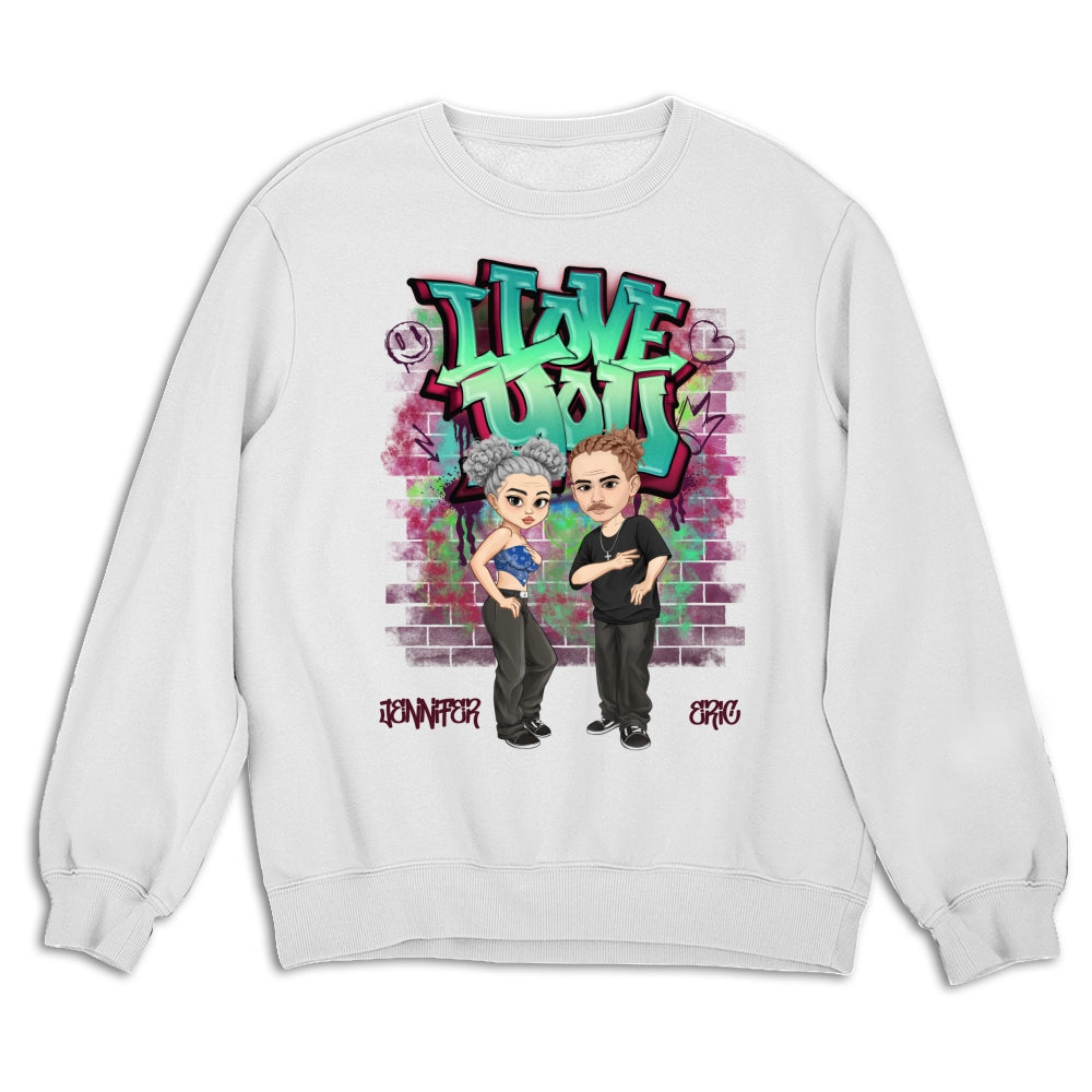 Hip Hop Couple  -  Personalized Custom Shirt