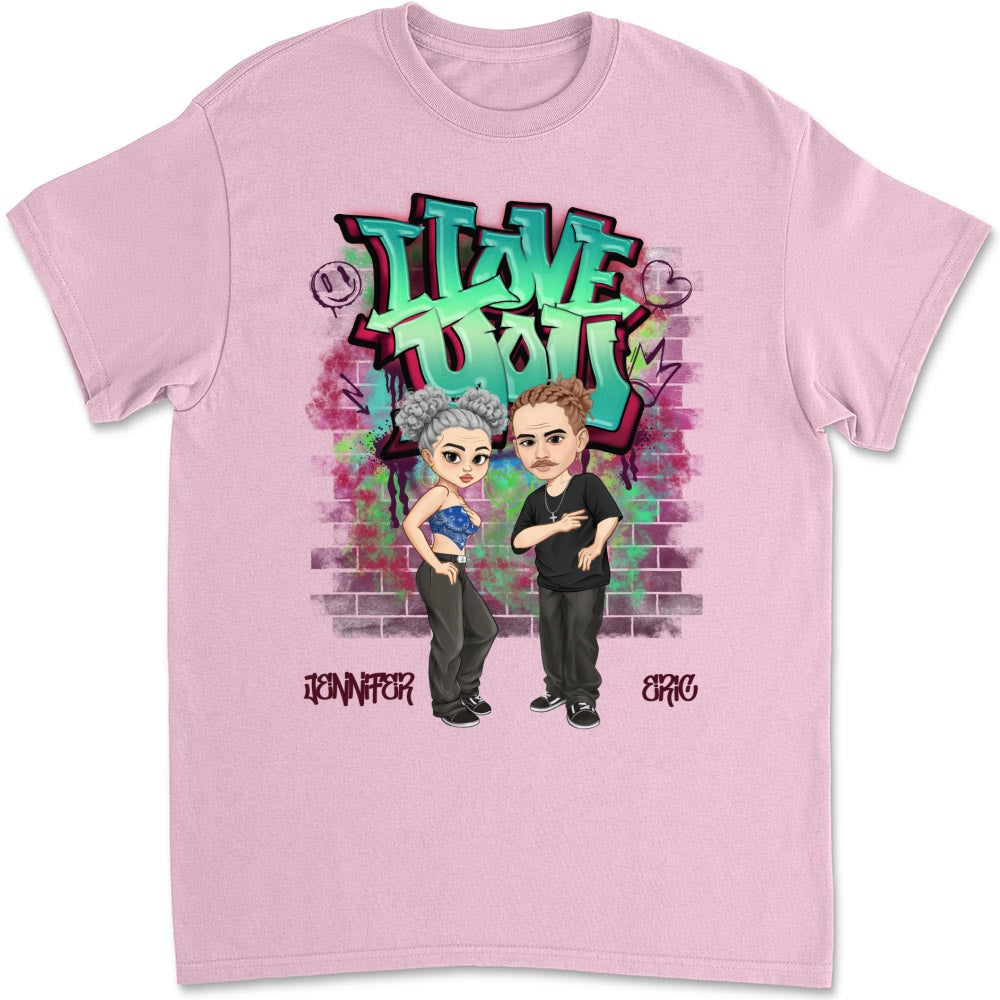 Hip Hop Couple  -  Personalized Custom Shirt