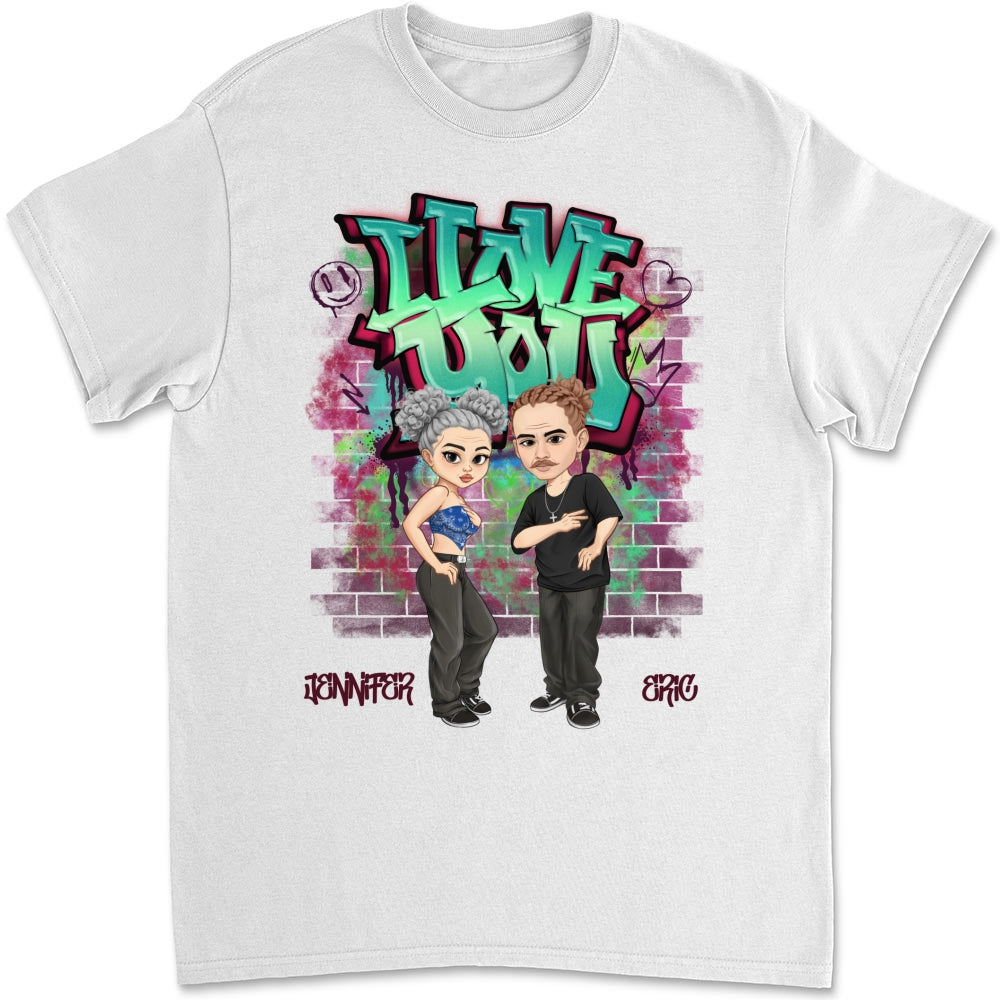 Hip Hop Couple  -  Personalized Custom Shirt