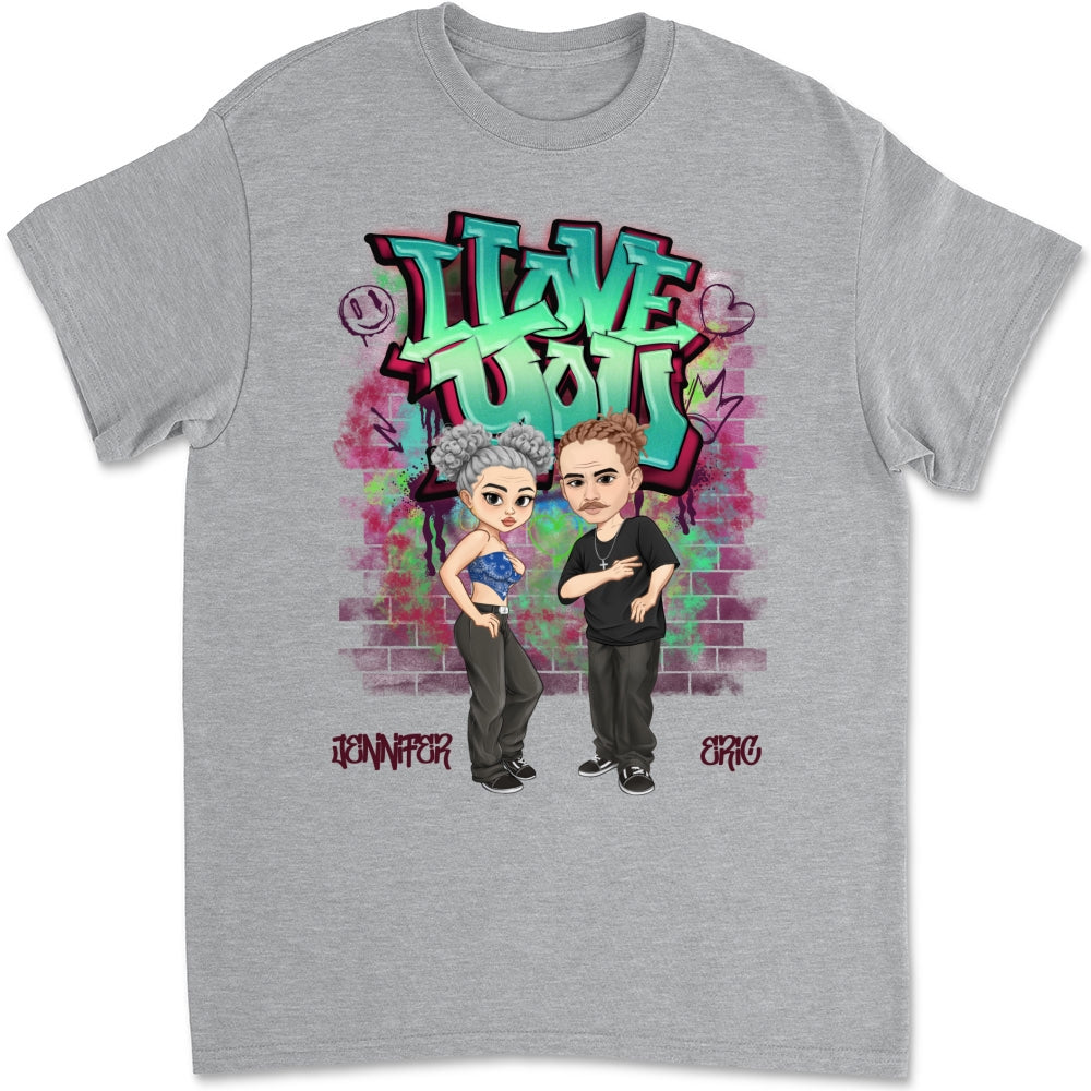 Hip Hop Couple  -  Personalized Custom Shirt