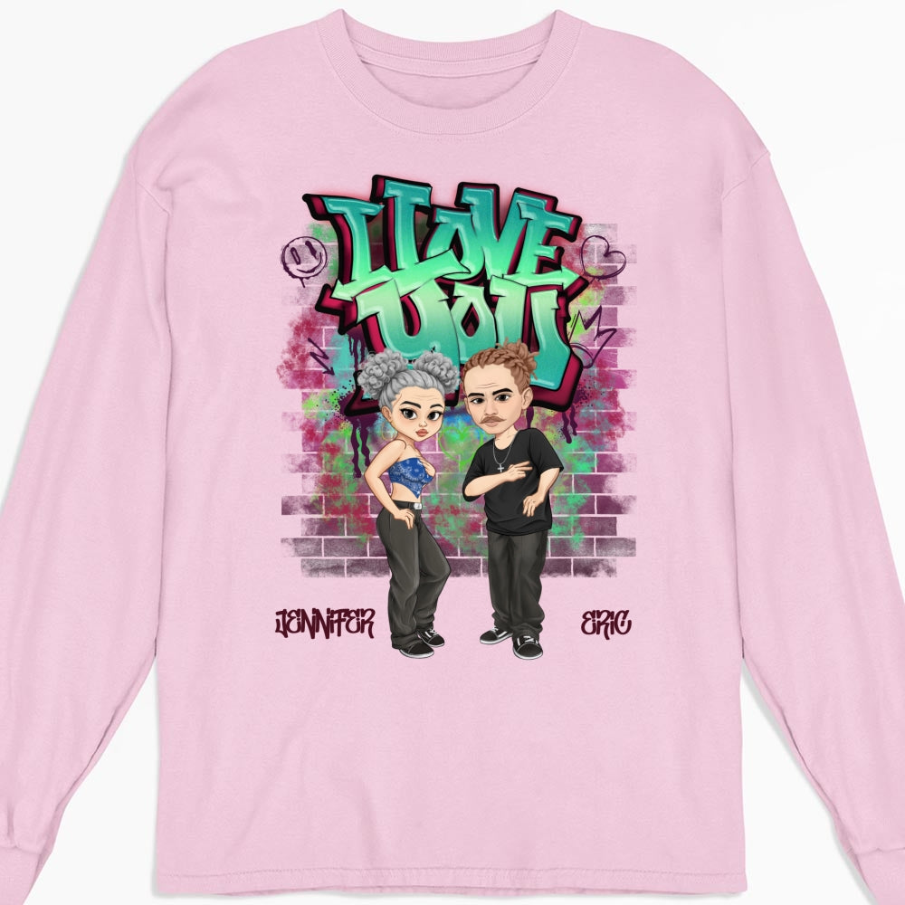 Hip Hop Couple  -  Personalized Custom Shirt