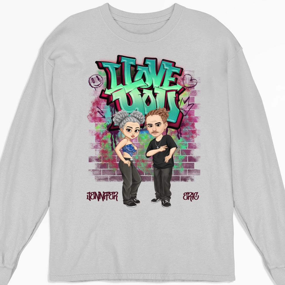 Hip Hop Couple  -  Personalized Custom Shirt