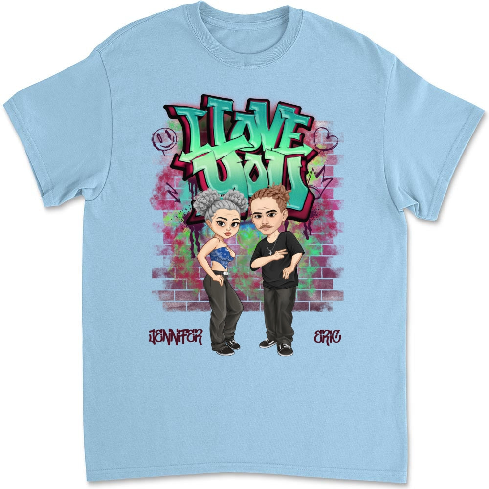 Hip Hop Couple  -  Personalized Custom Shirt