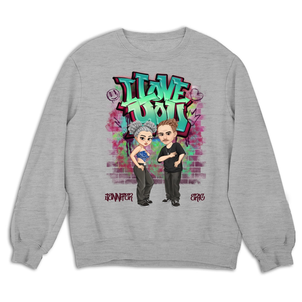 Hip Hop Couple  -  Personalized Custom Shirt