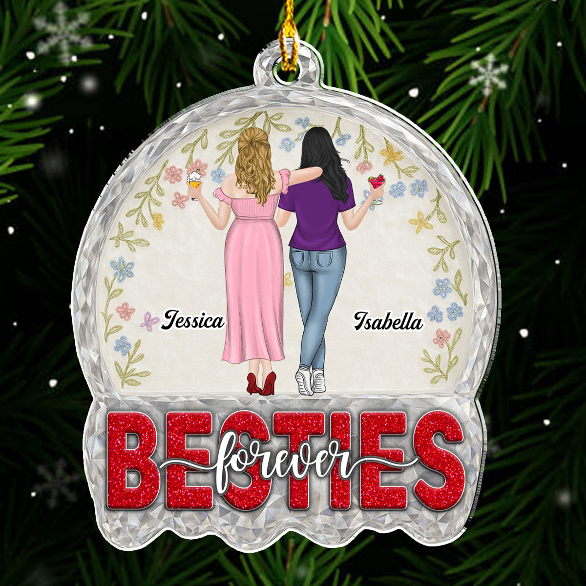 Sassy And Classy - Personalized Custom Acrylic Ornament