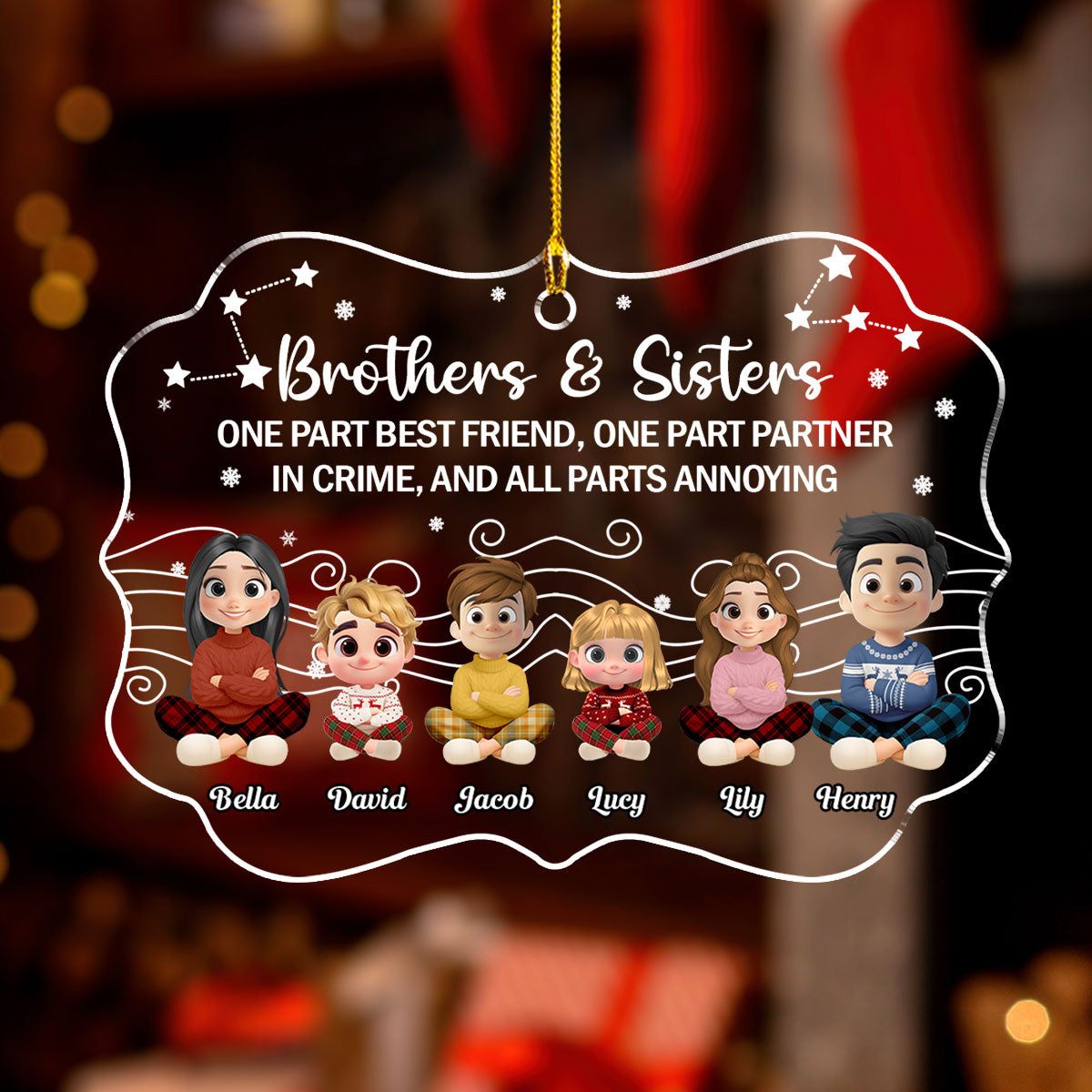 Annoying But Always My Person - Personalized Custom Acrylic Ornament