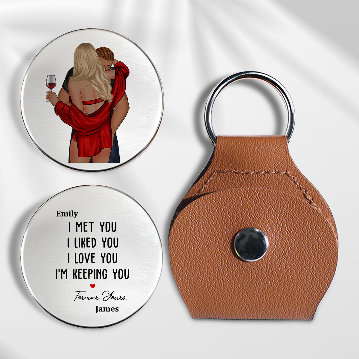 I Knew I Belonged To You - Personalized Custom Pocket Hug