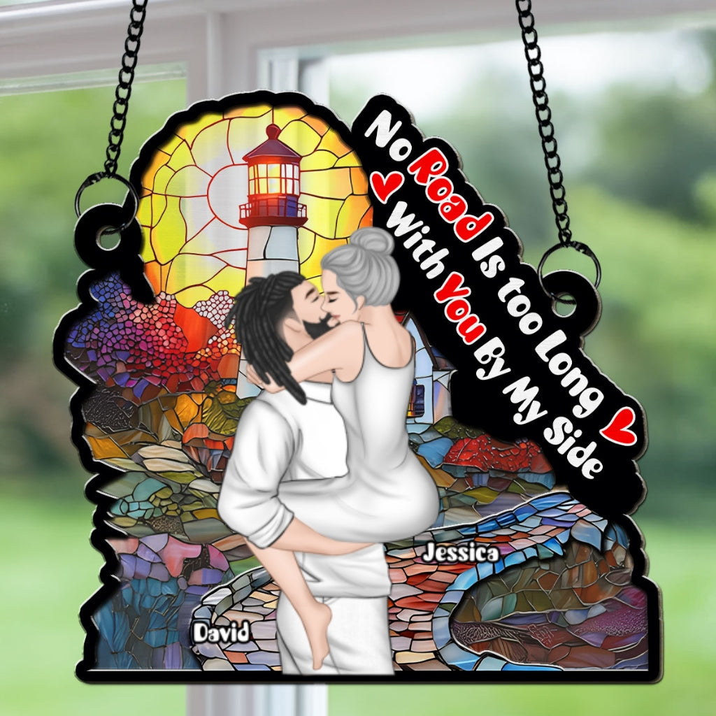 Road To Love - Personalized Custom Suncatcher