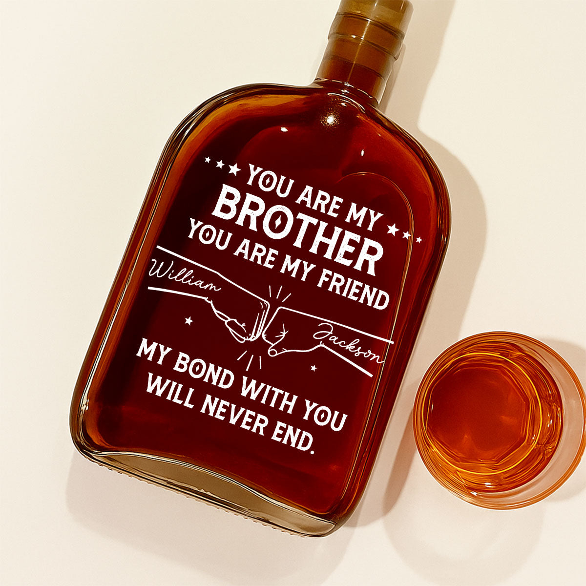 My Bond With You - Personalized Custom Spirits Decanter