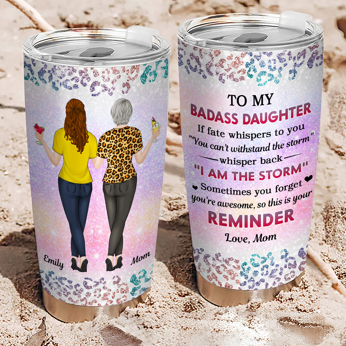 Dear Daughter Keep Slaying - Personalized Custom Tumbler