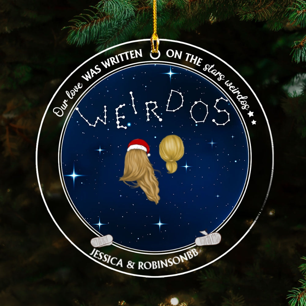 On The Stars Weirdos - Personalized Custom Acrylic Ornament