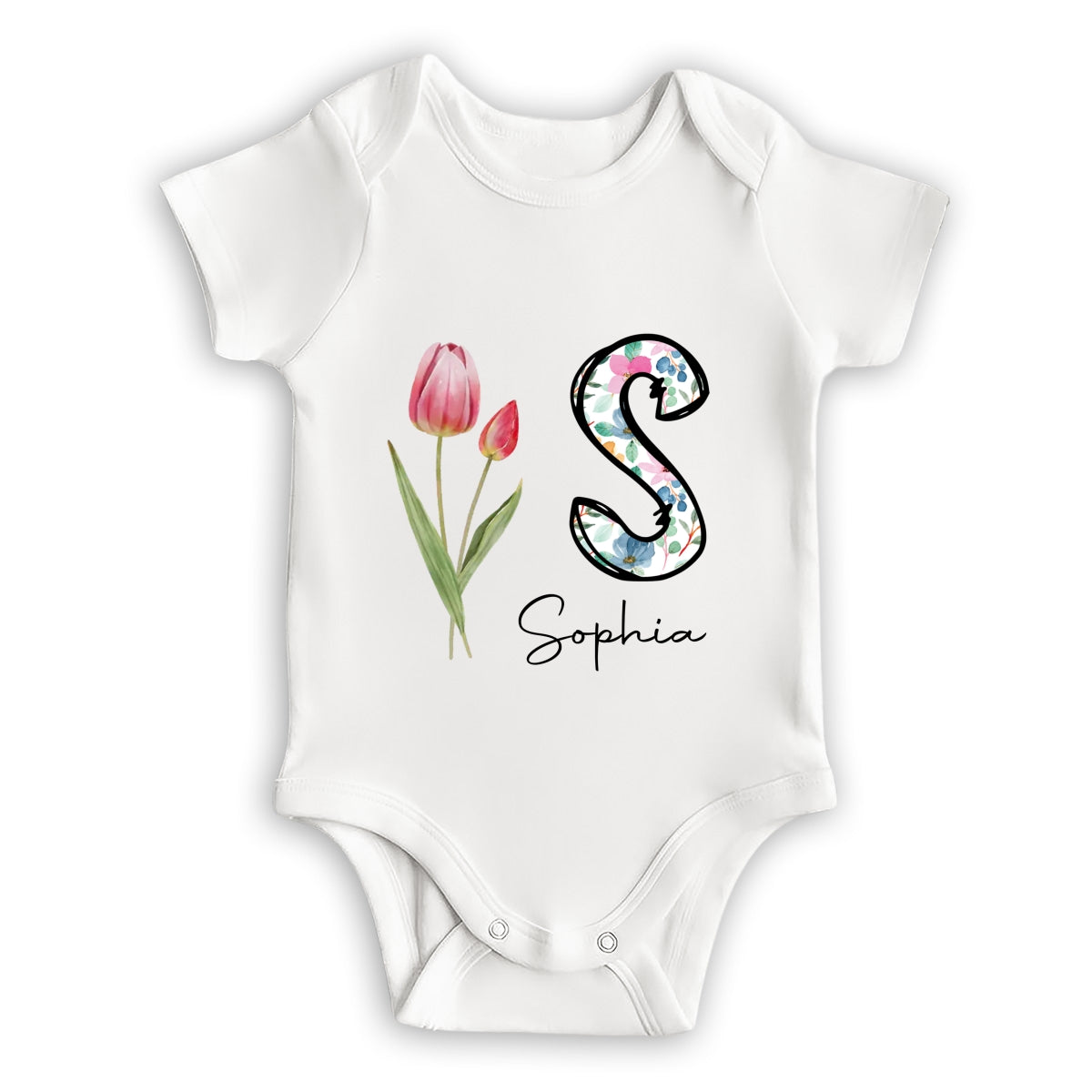 The Day An Angel Came To Me - Personalized Custom Baby Onesie