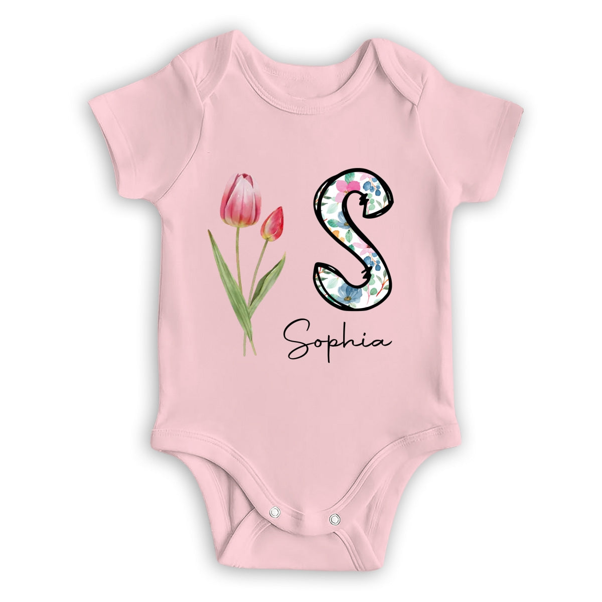 The Day An Angel Came To Me - Personalized Custom Baby Onesie