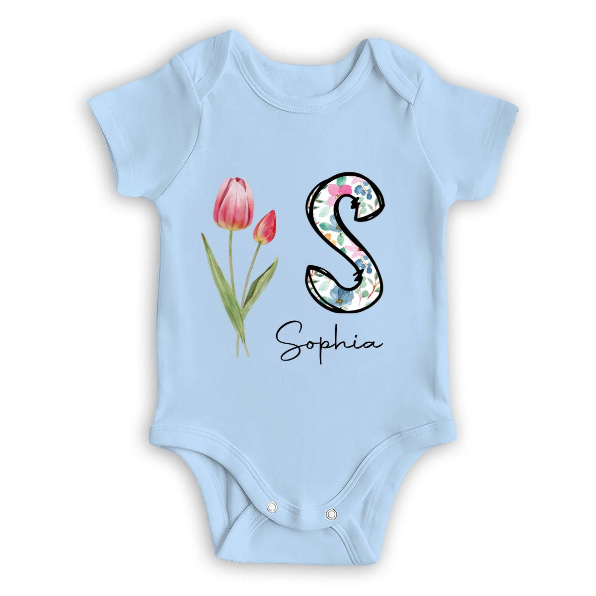 The Day An Angel Came To Me - Personalized Custom Baby Onesie