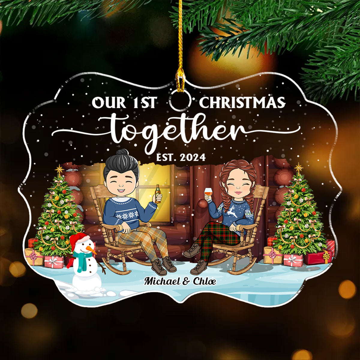 Our First - Personalized Custom Acrylic Ornament