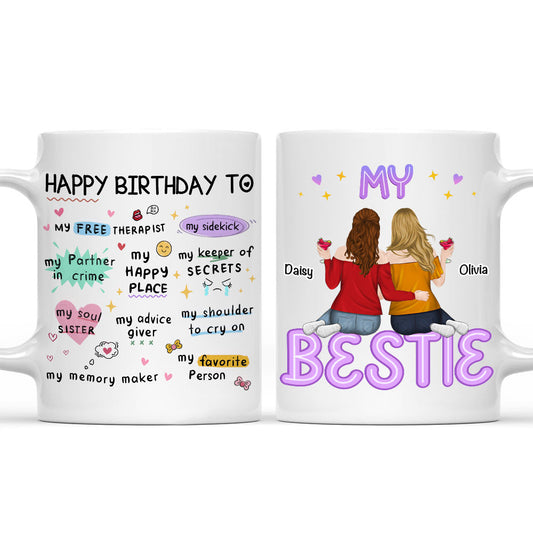 Wishing You A Fantastic Birthday - Personalized Custom Coffee Mug