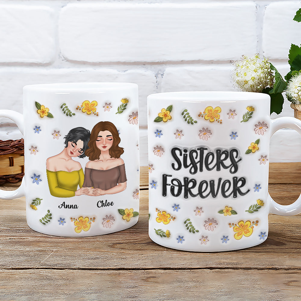 Sweets Friendship - Personalized Custom 3D Inflated Effect Coffee Mug