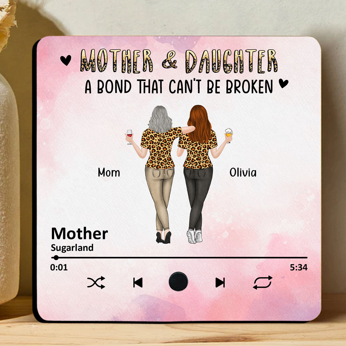 A Bond That Cannot Be Broken - Personalized Custom Music Fridge Magnet