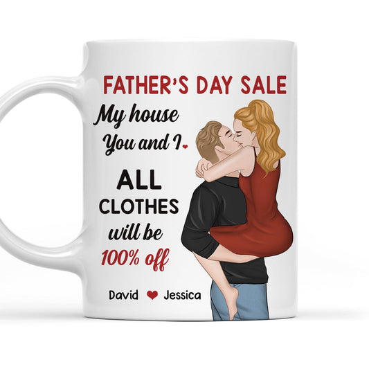 You Me No Clothes Deal - Personalized Custom Coffee Mug