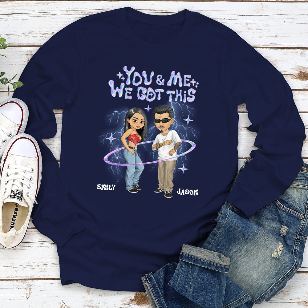 Y2K Couple Hologram - Personalized Custom Shirt