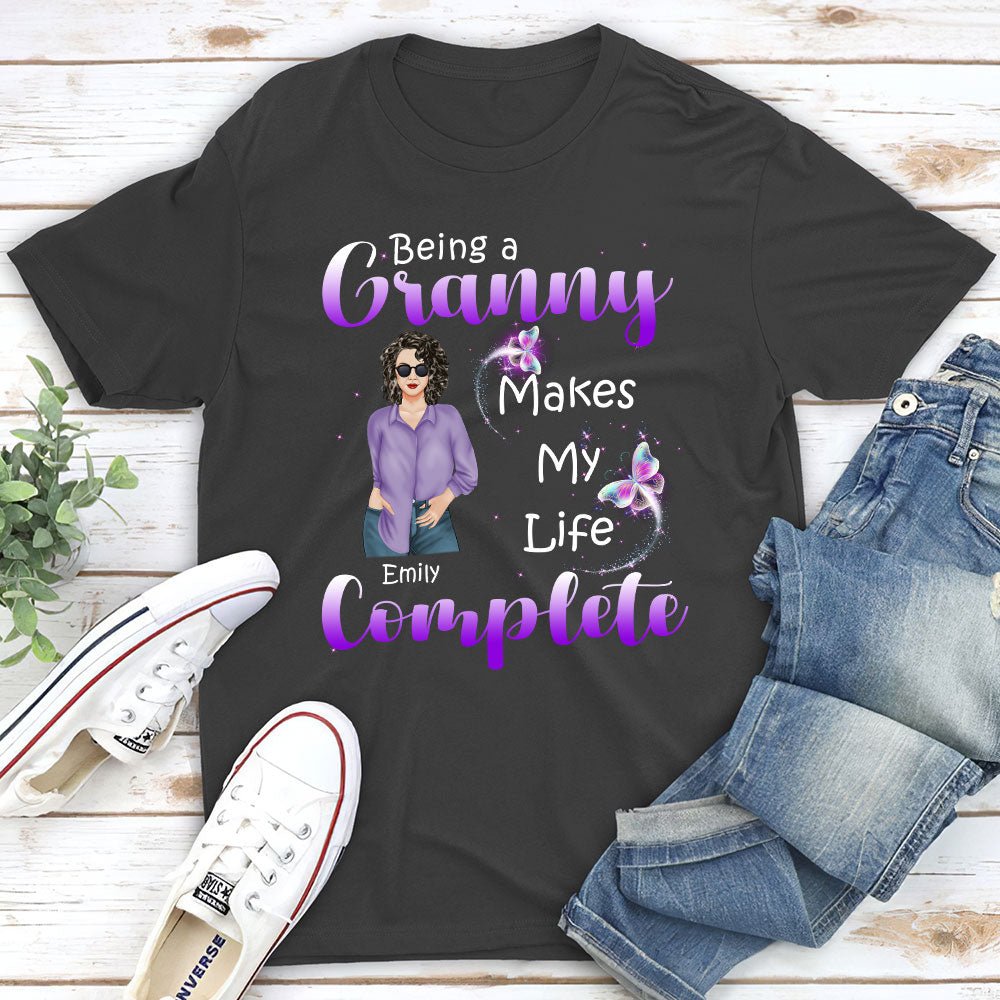 Being A Grandma - Personalized Custom Unisex T-shirt