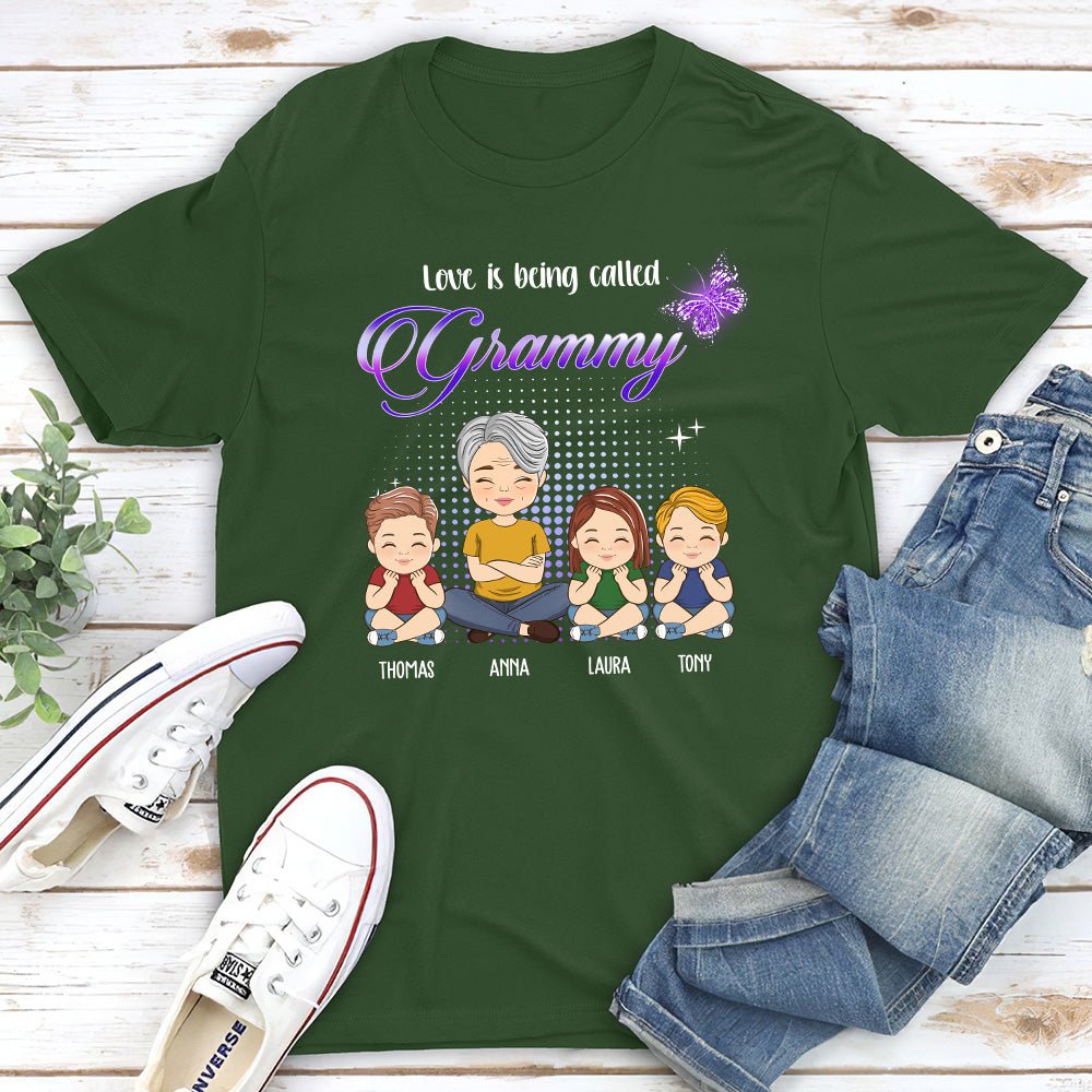 Being Called Grandma - Personalized Custom Unisex T-shirt