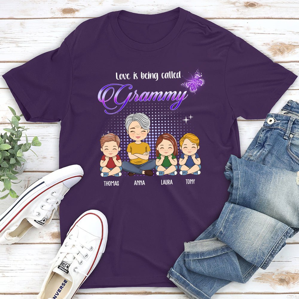 Being Called Grandma - Personalized Custom Unisex T-shirt