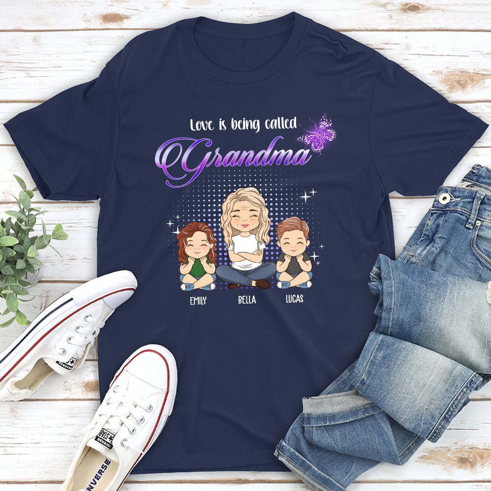 Being Called Grandma - Personalized Custom Unisex T-shirt