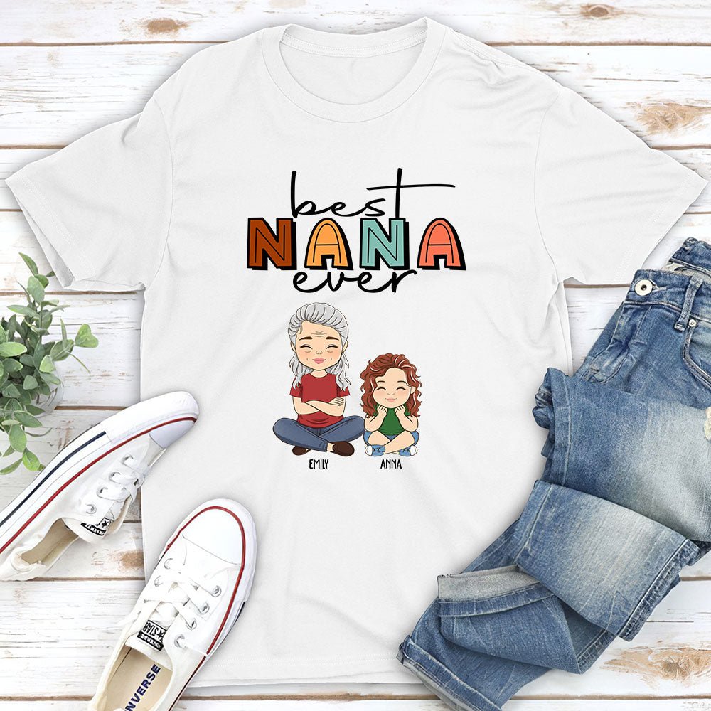 Best Grandma Ever - Personalized Custom Unisex T-shirt