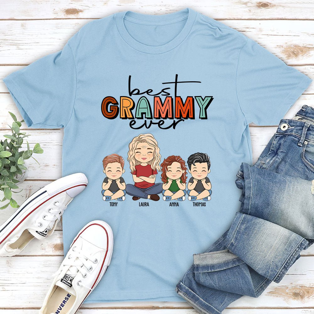 Best Grandma Ever - Personalized Custom Unisex T-shirt