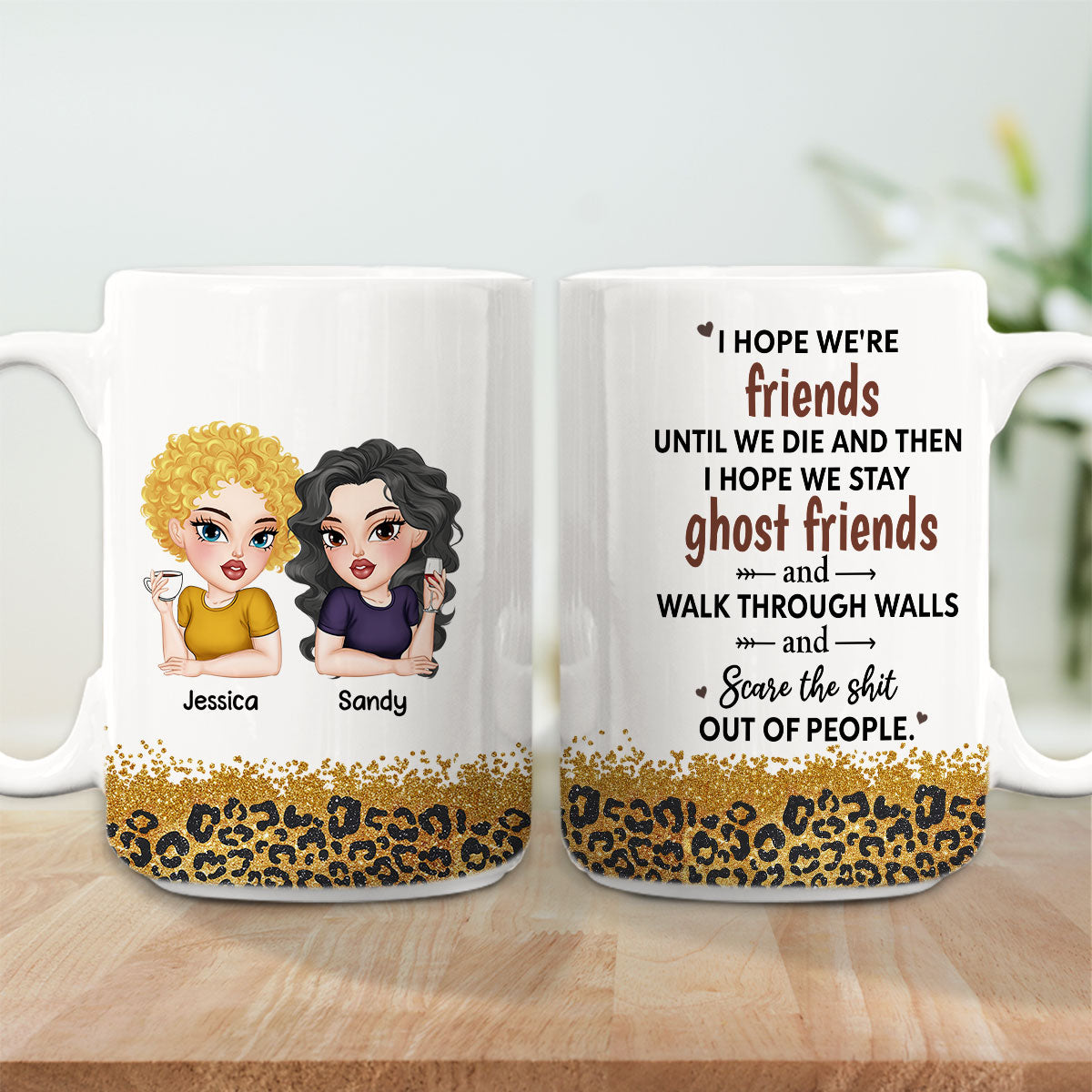 We Are Friends Until We Die Ver 2 - Personalized Custom Coffee Mug