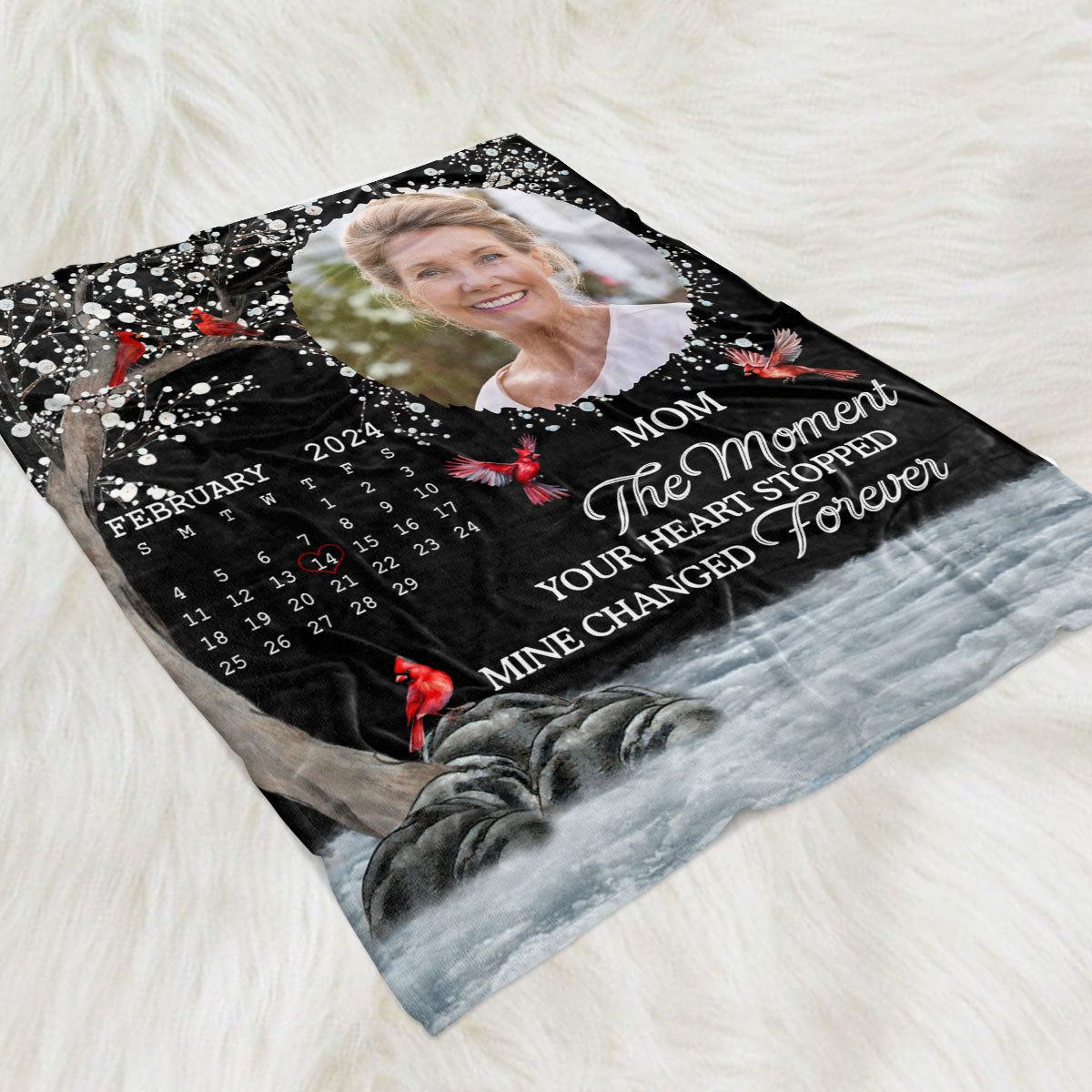 The Moment Your Heart Stopped - Personalized Custom Fleece Blanket