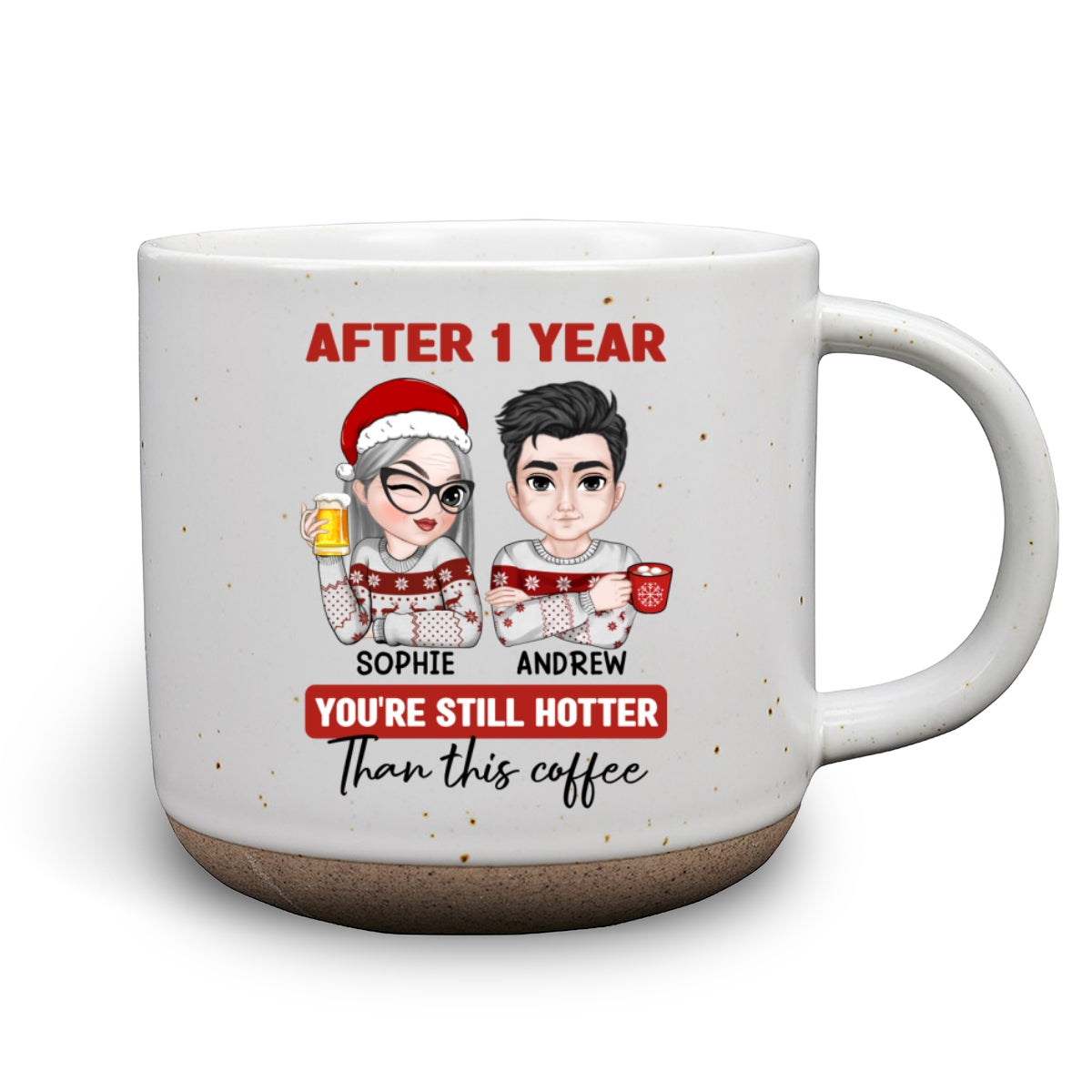 Hotter Than This Coffee - Personalized Custom Pottery Mug