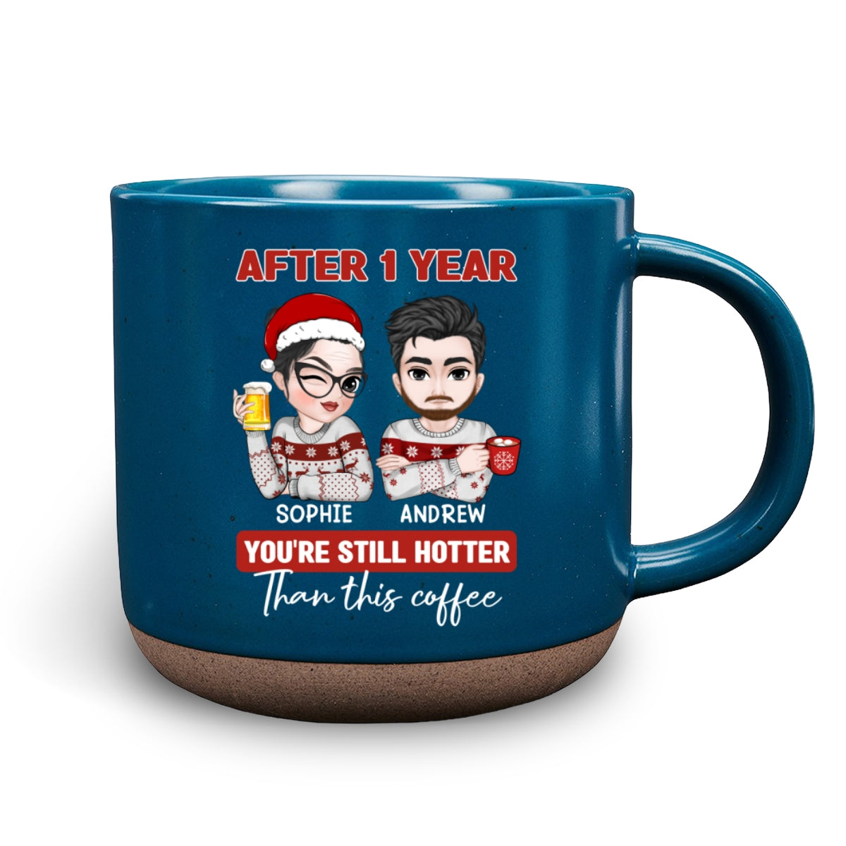 Hotter Than This Coffee - Personalized Custom Pottery Mug