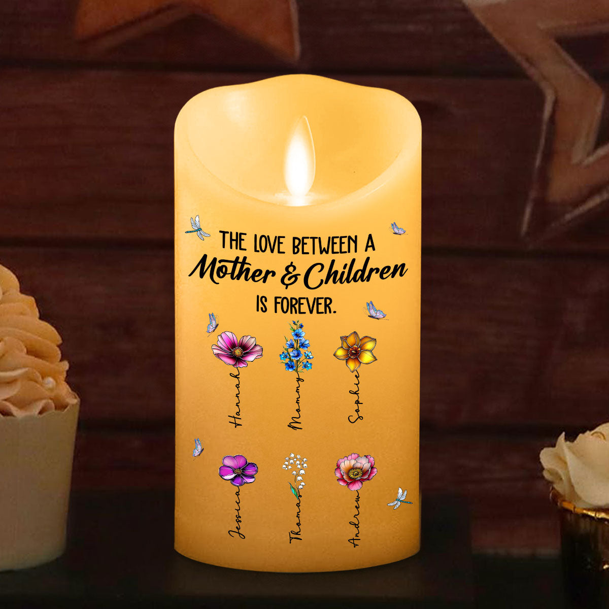 The Love Between Us Is Forever - Personalized Custom LED Candle