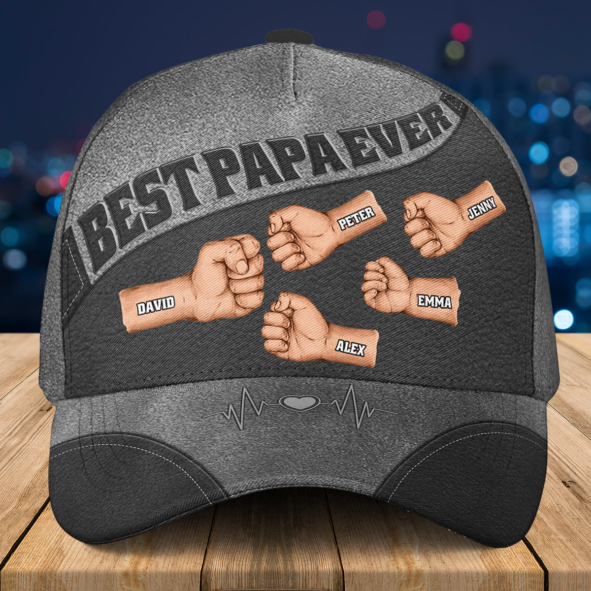 Best Dad Grandpa Ever - Personalized Custom Classic Cap