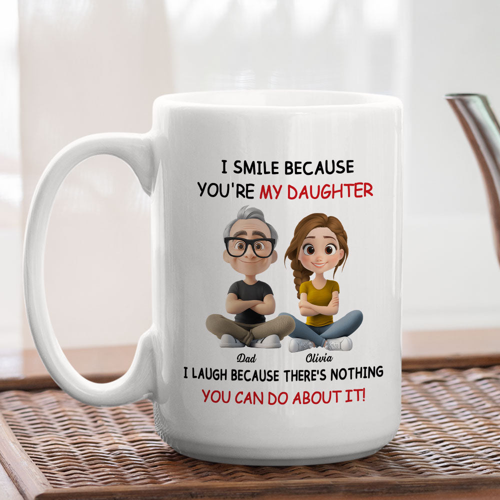 For Daughter - Personalized Custom Coffee Mug