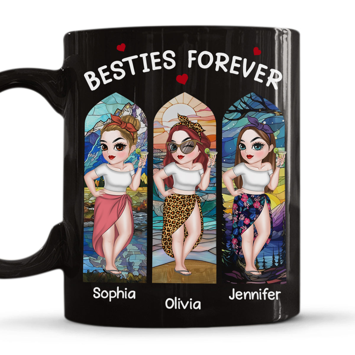 Bestie Forever - Personalized Custom Coffee Mug