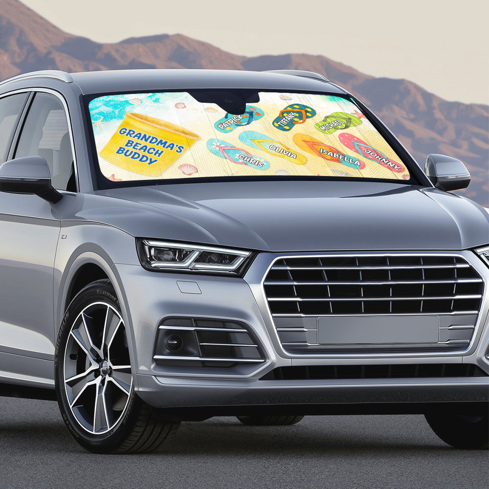 Grandma Beach Buddy - Personalized Custom Car Sunshade
