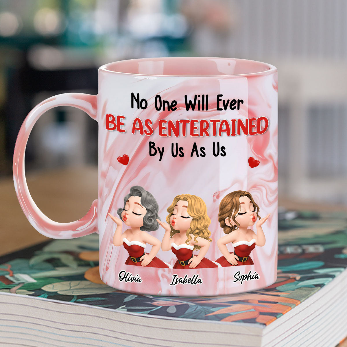 My Forever Goober - Personalized Custom Pink Marble Mug