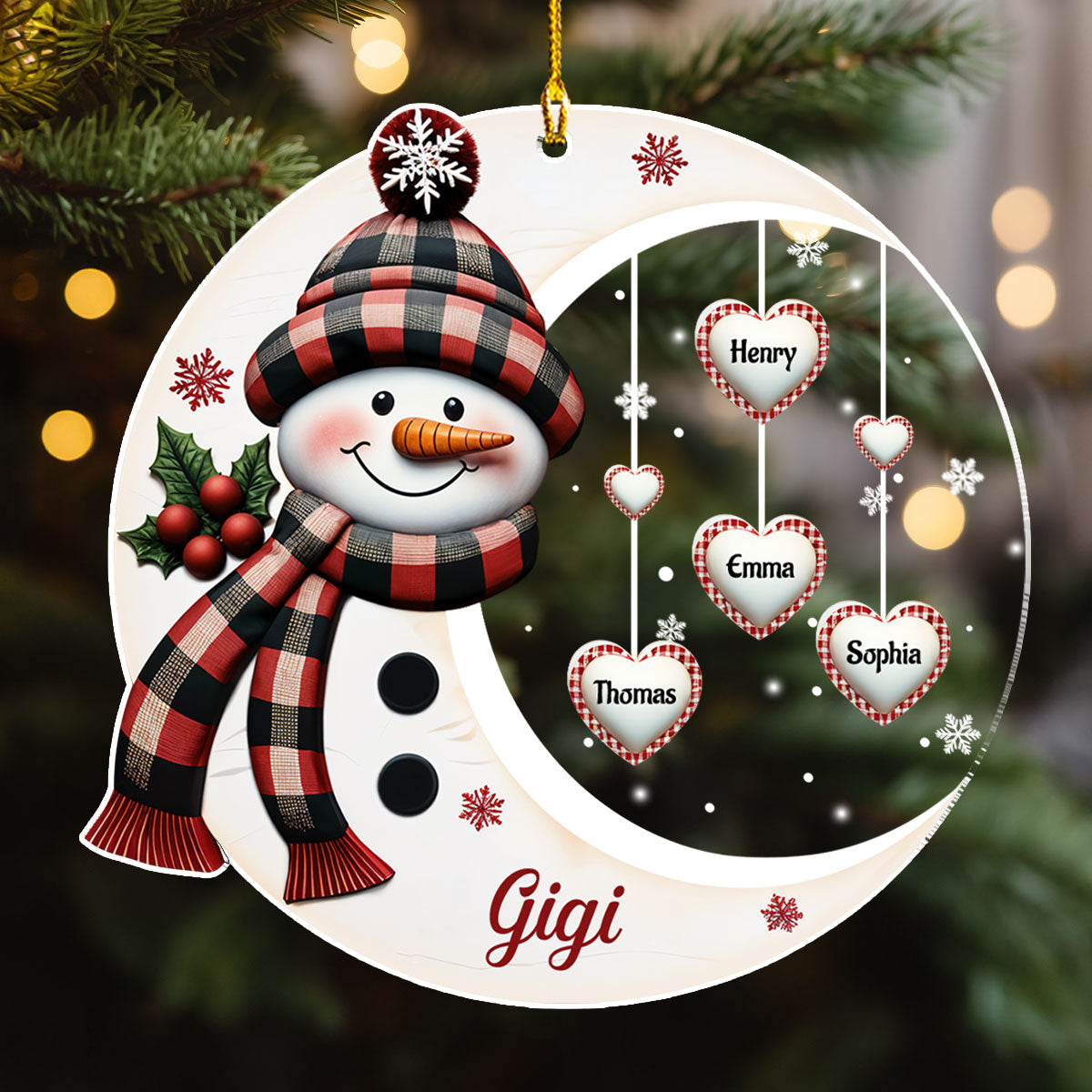 Sweetheart Of Nana - Personalized Custom Acrylic Ornament