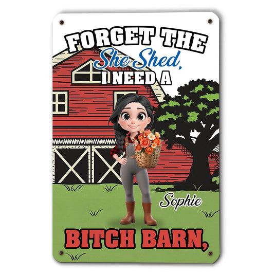 My Houseplants Live In Fear - Personalized Custom Metal Sign