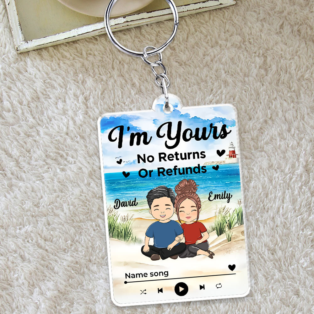Couple Favorite Song - Personalized Custom Acrylic Keychain