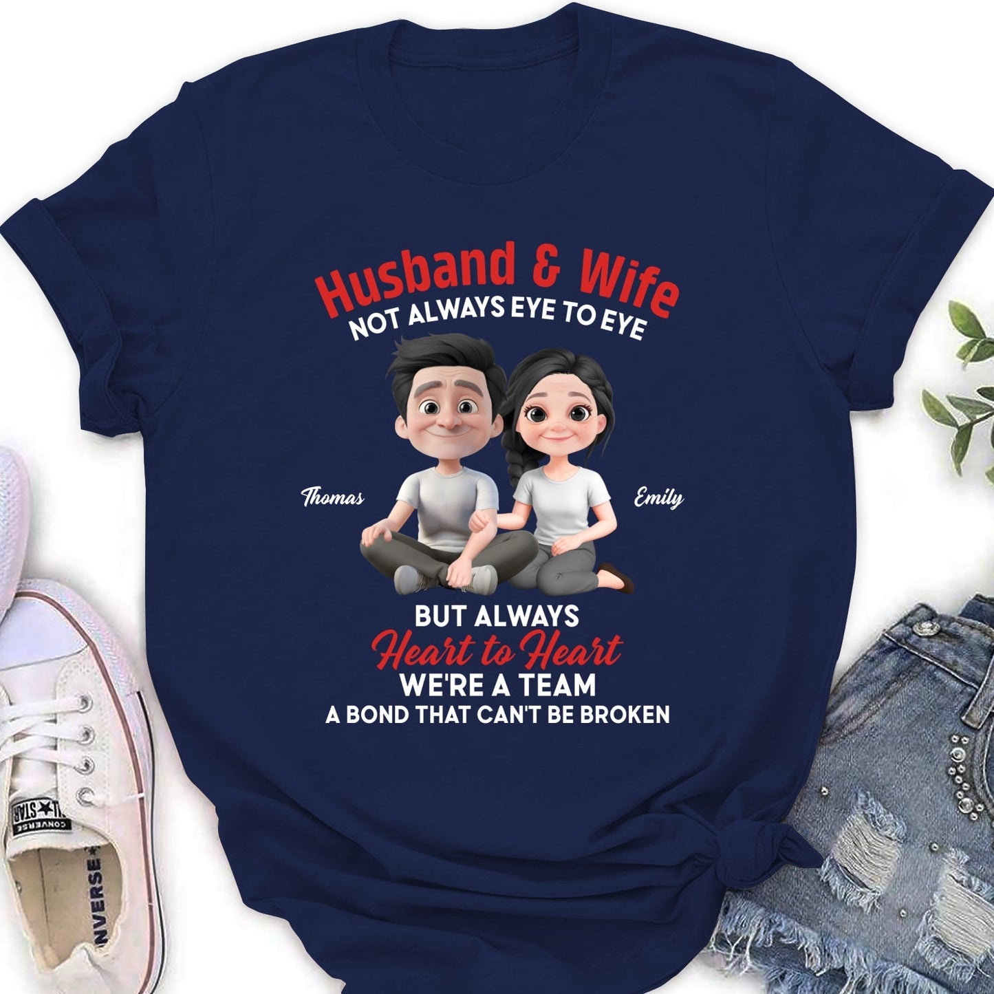 Husband And Wife - Personalized Custom Shirt