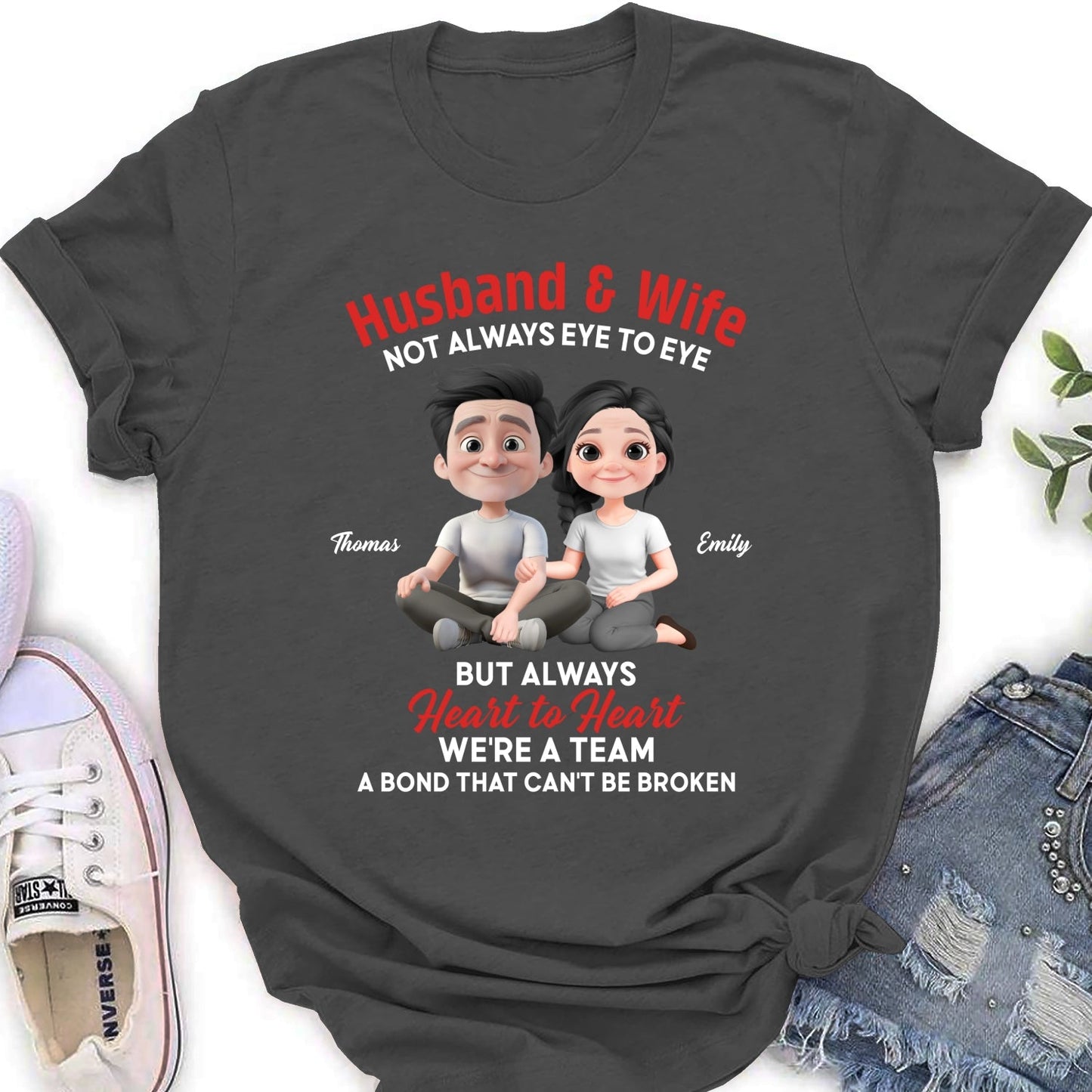 Husband And Wife - Personalized Custom Shirt