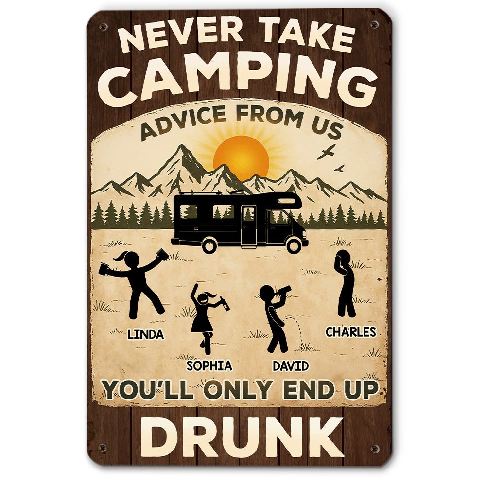 Advice Given Sobriety Not Guaranteed - Personalized Custom Metal Signs