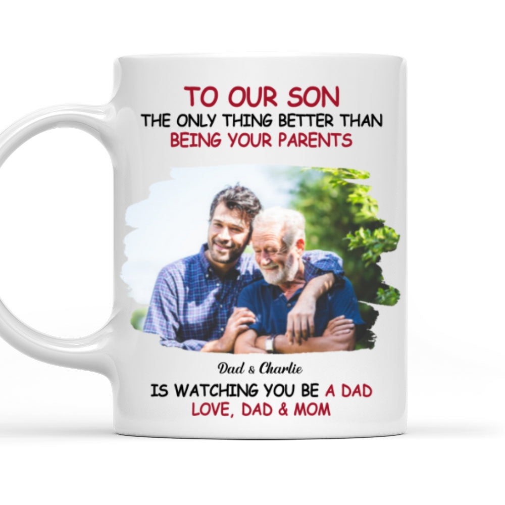 We Are Proud Of You Photo - Personalized Custom Coffee Mug