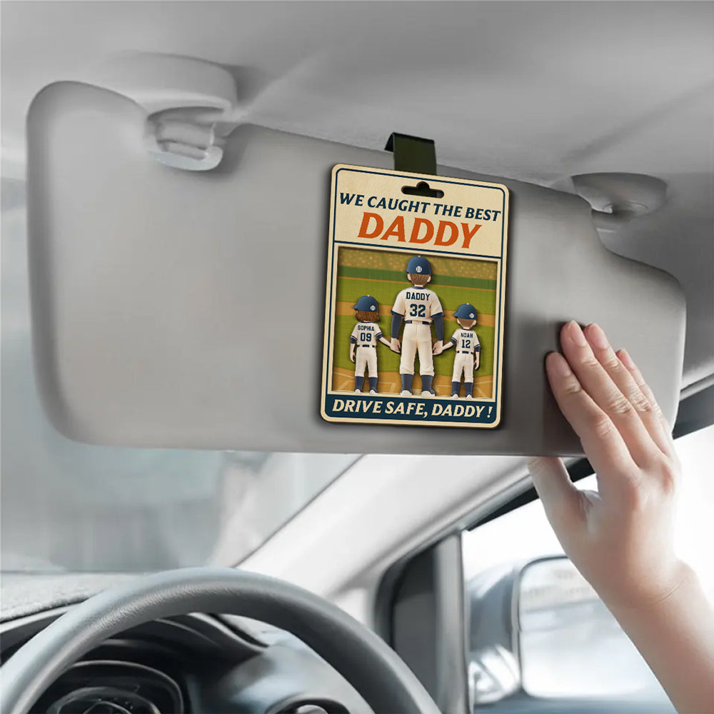 The Best Daddy - Personalized Custom Car Visor Clip